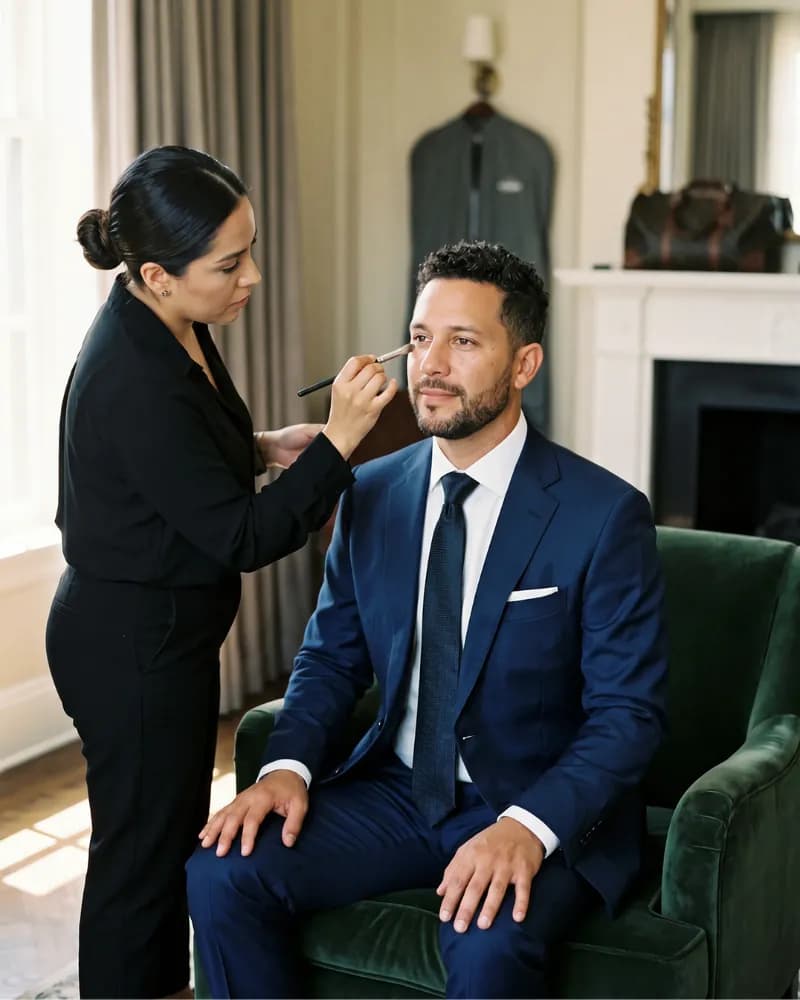 Maquillaje Novio