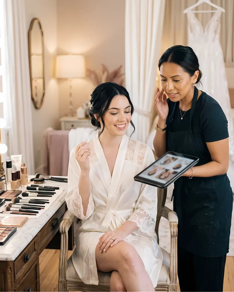 Prueba Maquillaje y Peinado Novia